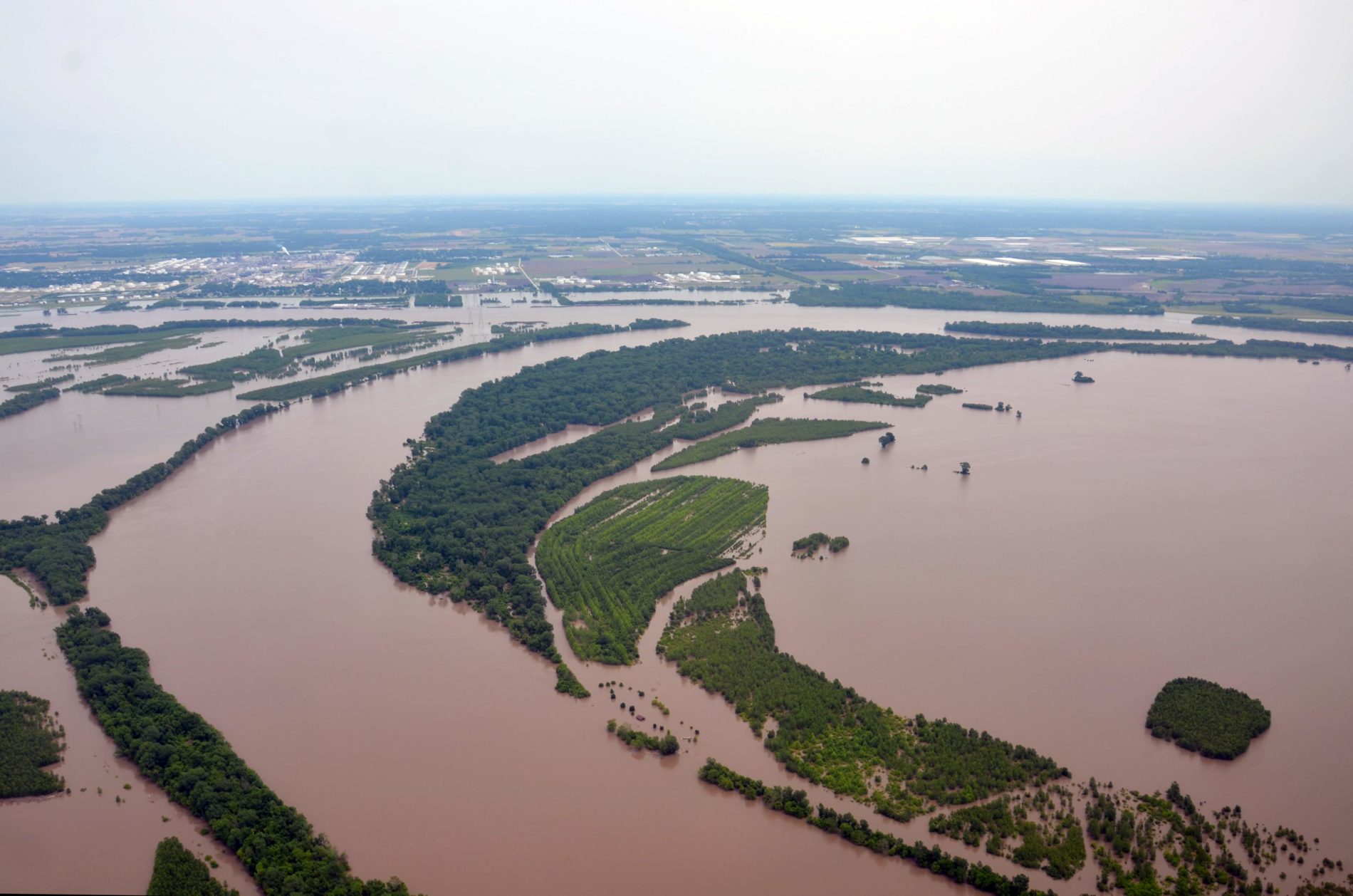 Aerial Photographs of Flooded Infrastructure in the St. Louis Region ...