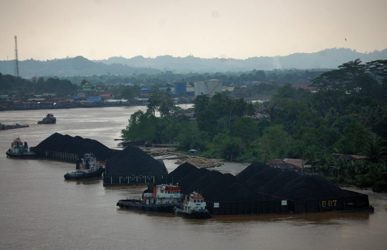 三马林达印度尼西亚粉煤灰煤场煤池|