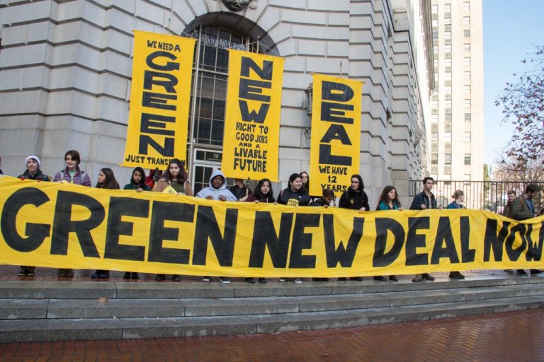 Bannière Green New Deal